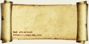 Jasminka Punoševac vizit kartica