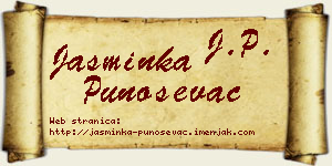 Jasminka Punoševac vizit kartica